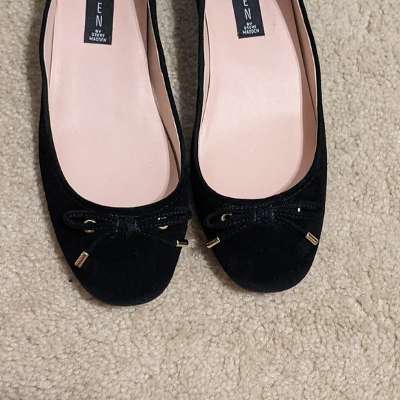 Black Steven by Steve Madden Ballet Flats - Picture 4 of 8
